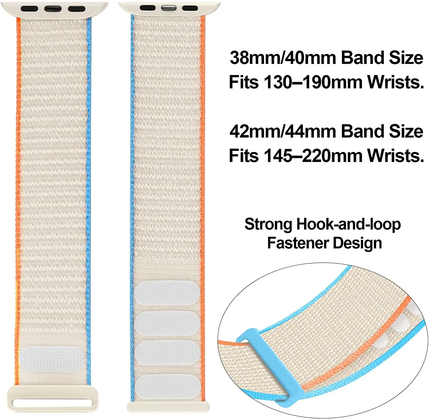 Braided  Nylon loop strap For Apple Watch UItra  7 38mm 40mm 41mm 43mm 42mm 44mm 45mm Accessorie strap