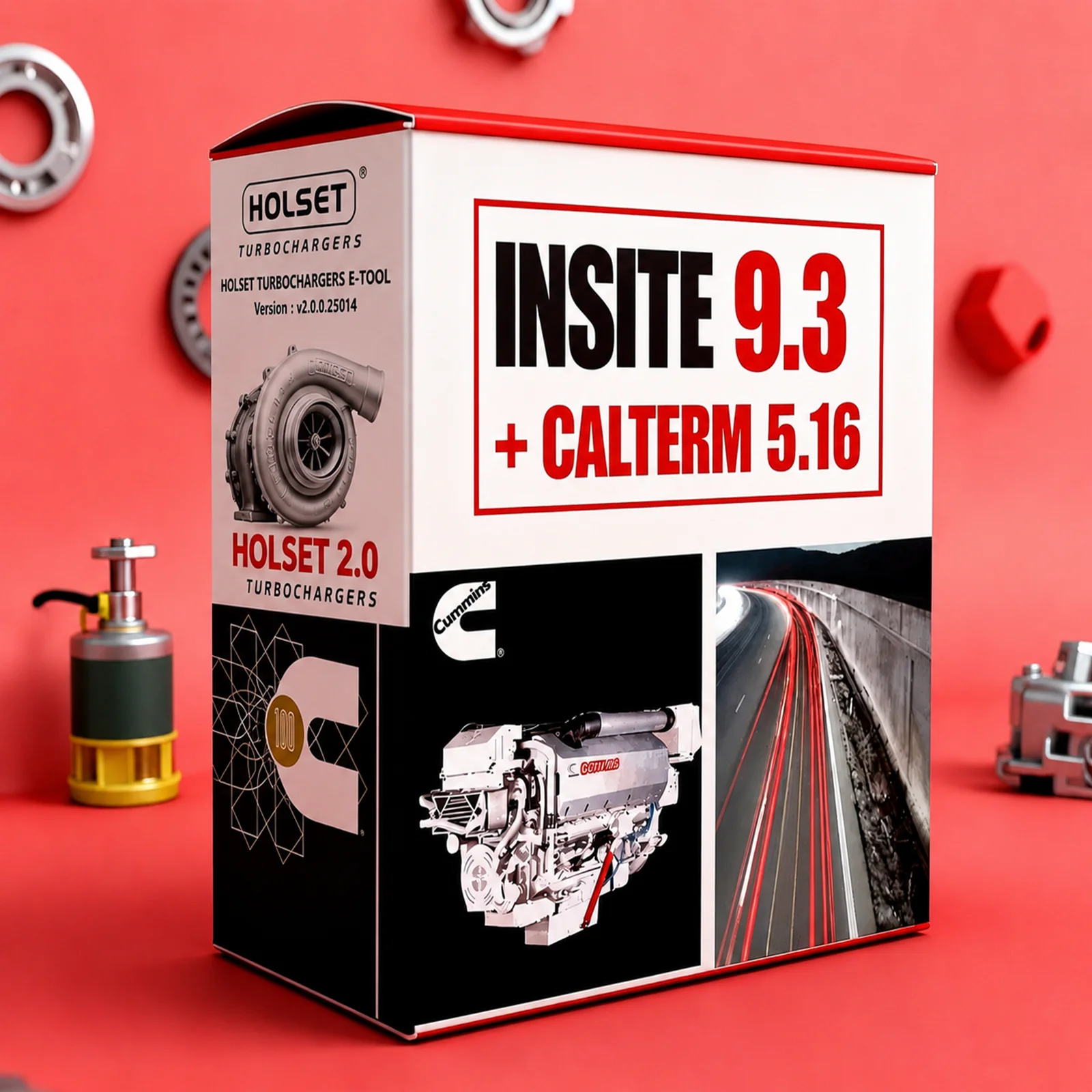 Фото Новейшее диагностическое программное обеспечение Cummins Insite 9.3 Pro + Holset Etool 2.0+ Callterm 5.16 для калибровки и инженерных задач. №1