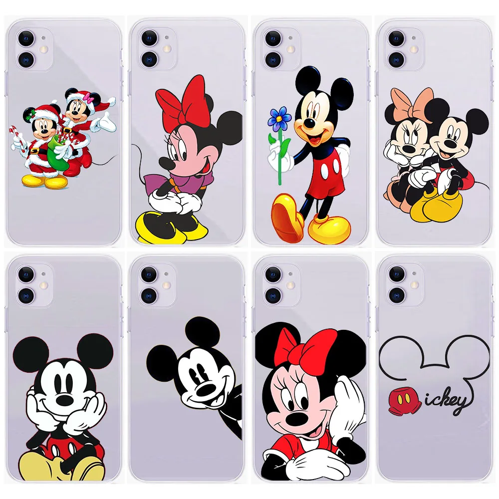 Прозрачный чехол для телефона с вырезами для Tecno Spark 8 8C 8P Go 7 7P 6 AIR 5 Pro ZB18 чехол с Микки Маусом