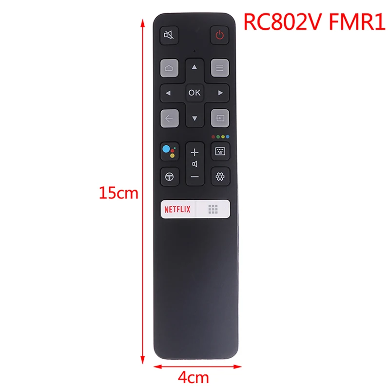 

New Remote Control RC802V FMR1 JUR6 For TCL Smart TV 65P8S 49S6800FS 49S6510FS 55P8S 55EP680 50P8S 49S6800FS 49S6510FS No voice