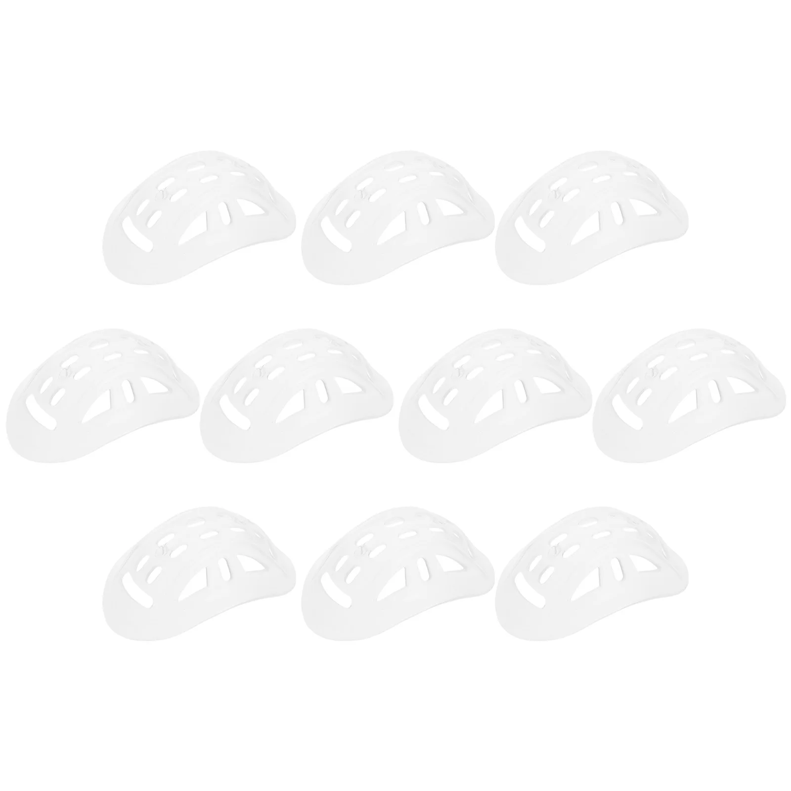 

10 Pcs Headband Chin Cup Black Hard Hat Accessory Safety Rubber Cushion Rugby