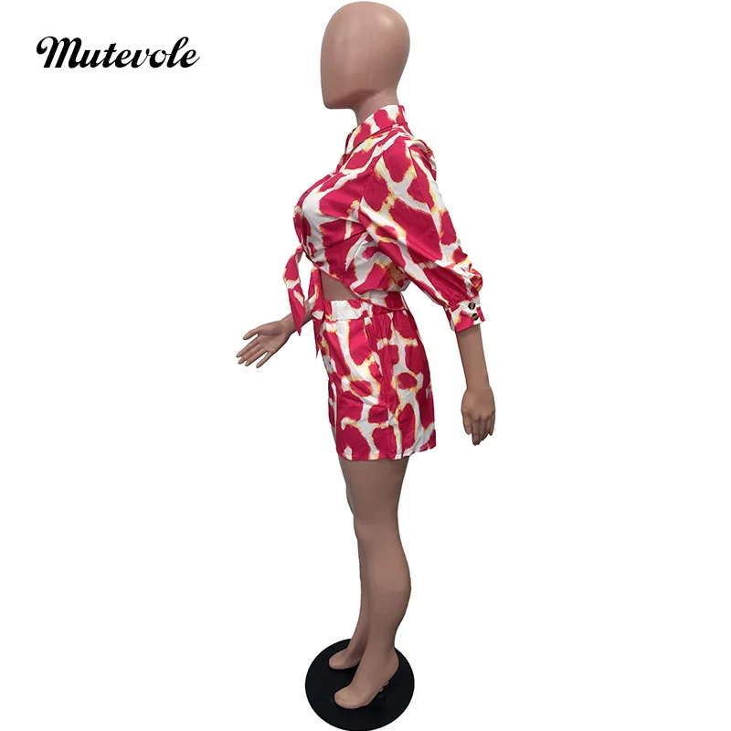 Женский комплект из двух предметов muteхорошая розовая леопардовая расцветка с