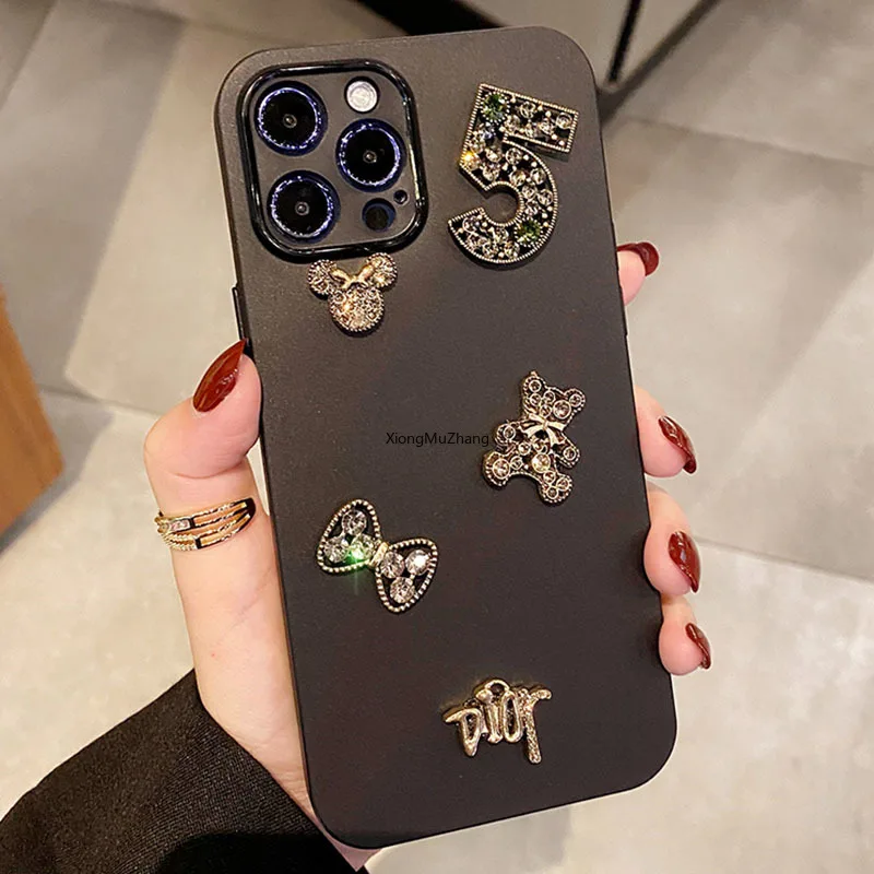 

Bear Personality Creative All-inclusive Anti-fall Case for Iphone 11 Pro Max 12 Pro Max 13 Pro Max 12 Mini Xs Ma X Xr 7 8 6 Plus