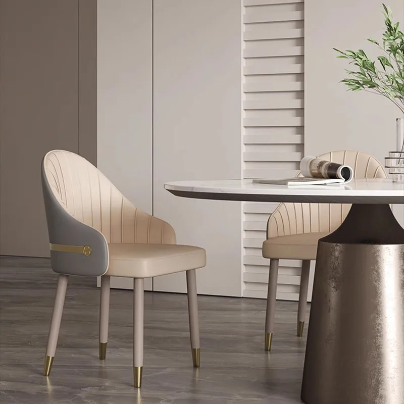 

Кухонные скандинавские обеденные стулья, современное кресло для ресторана, отеля, офисное кресло, кожаный роскошный стул для обеда, роскошная мебель