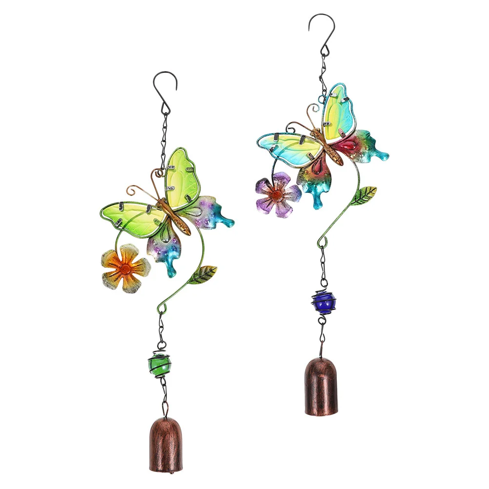 

2 шт. креативные садовые ветряные колокольчики, декоративные подвесные ветряные колокольчики, дверные колокольчики, подвесные украшения, у...