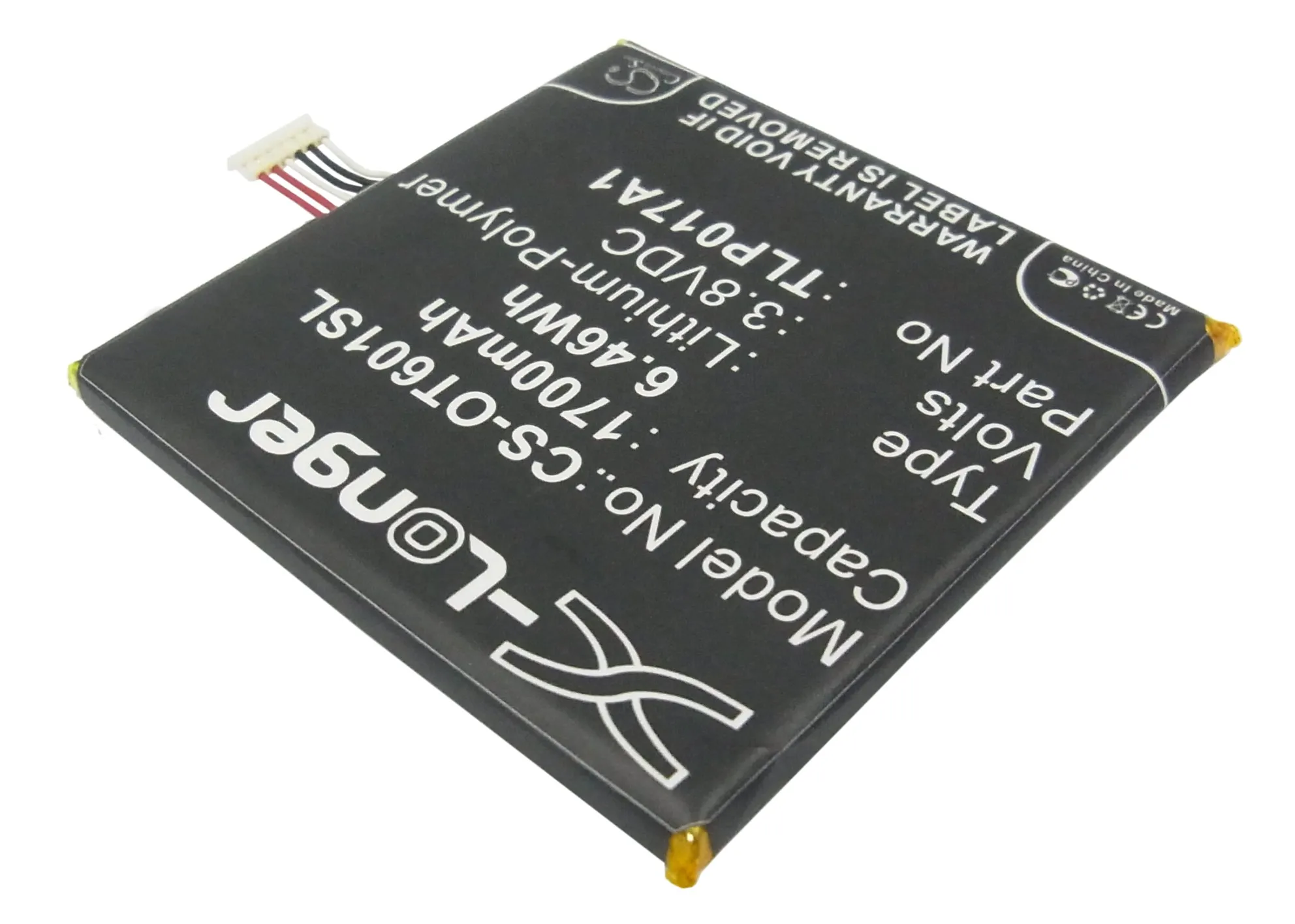Высококачественный аккумулятор Cameron Sino TLP017A1 TLP017A2 для TCL/Alcatel OT-6012A 6012E 6012W 6012X 6015 6016