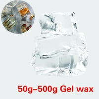 100g200g clear gel wax for candle making handmade gift white cotton wicks transparent and soft materialpre waxedparty supplies