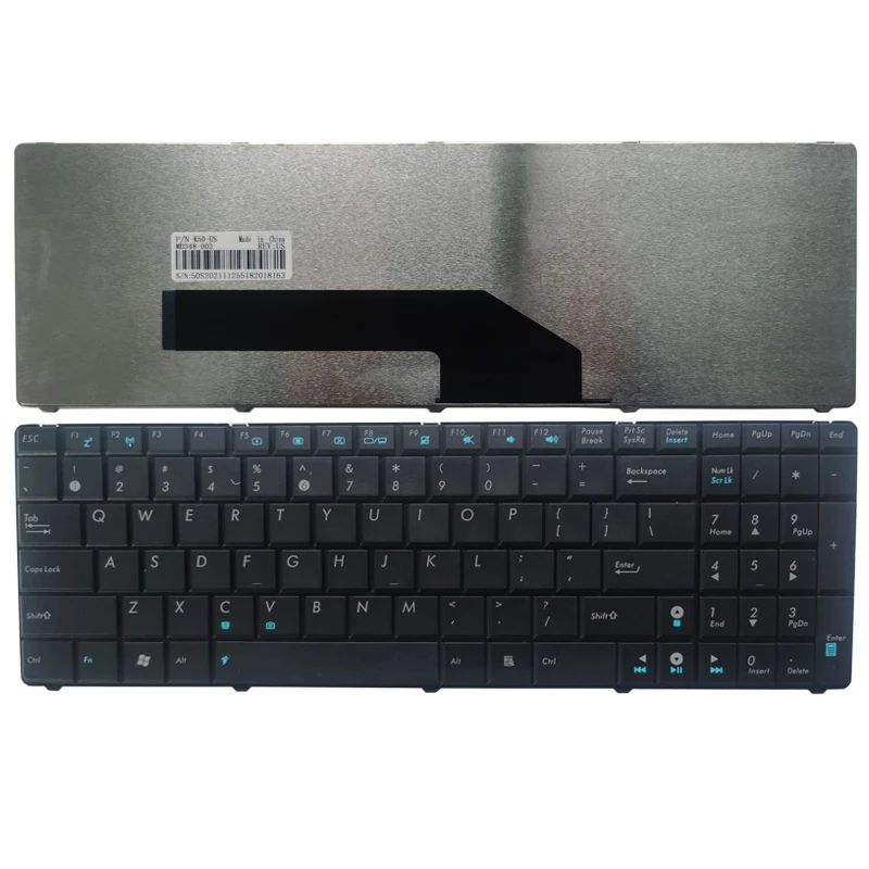 

Новая английская/Американская Клавиатура для ноутбука ASUS K50AE K50IO K50IL K50IP X66 K51AC K61IC K70AC K70AE K62F K62JR K50AD K50AF