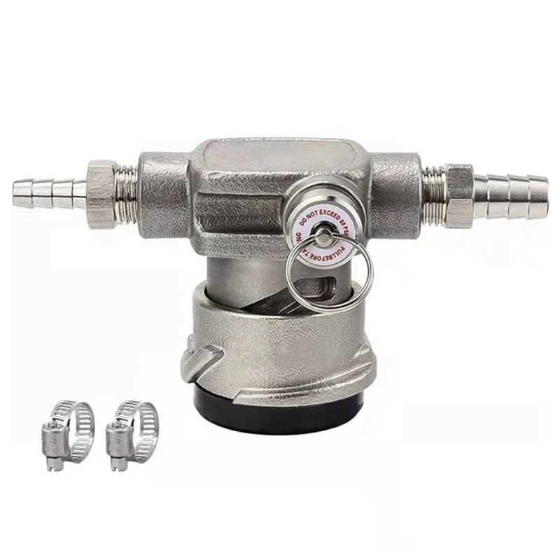 

System Keg Coupler, European Sankey Keg Couplers With Lever Handle Homebrewing Kegerator Dispenser