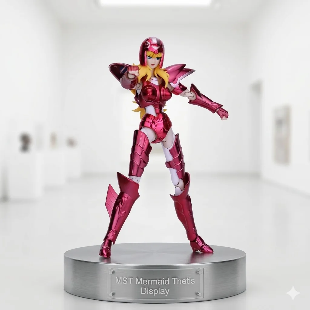 Фото В наличии: Коллекционная фигурка Saint Seiya MST Mermaid Thetis Poseidon Chapter Myth Cloth EX, металлическая, литая под давлением, в доспехах, игрушка-фигурка №5