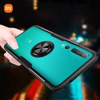 shockproof transparent shell with ring suitable for xiaomi compatible models mi 10 pro note 10 mi 9t mi9 lite redmi note 8