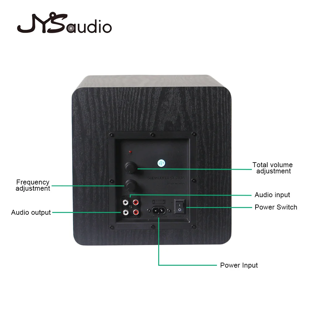 Sound Box 6.5 Inch Speaker HIFI Subwoofer Free Shipping with AUX Input for TV Home Cinema High Power Stereo PC Audio System MP4 enlarge