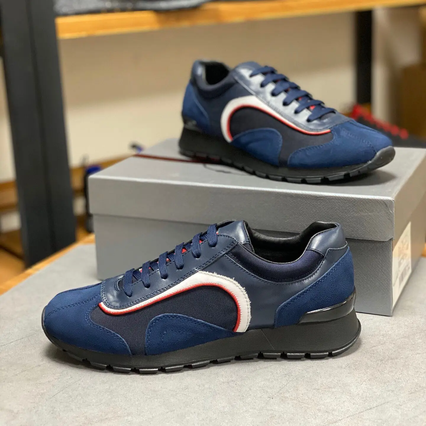 

Новое поступление, Классические Брендовые мужские повседневные модные кроссовки на плоской подошве, дизайнерская обувь qh2203