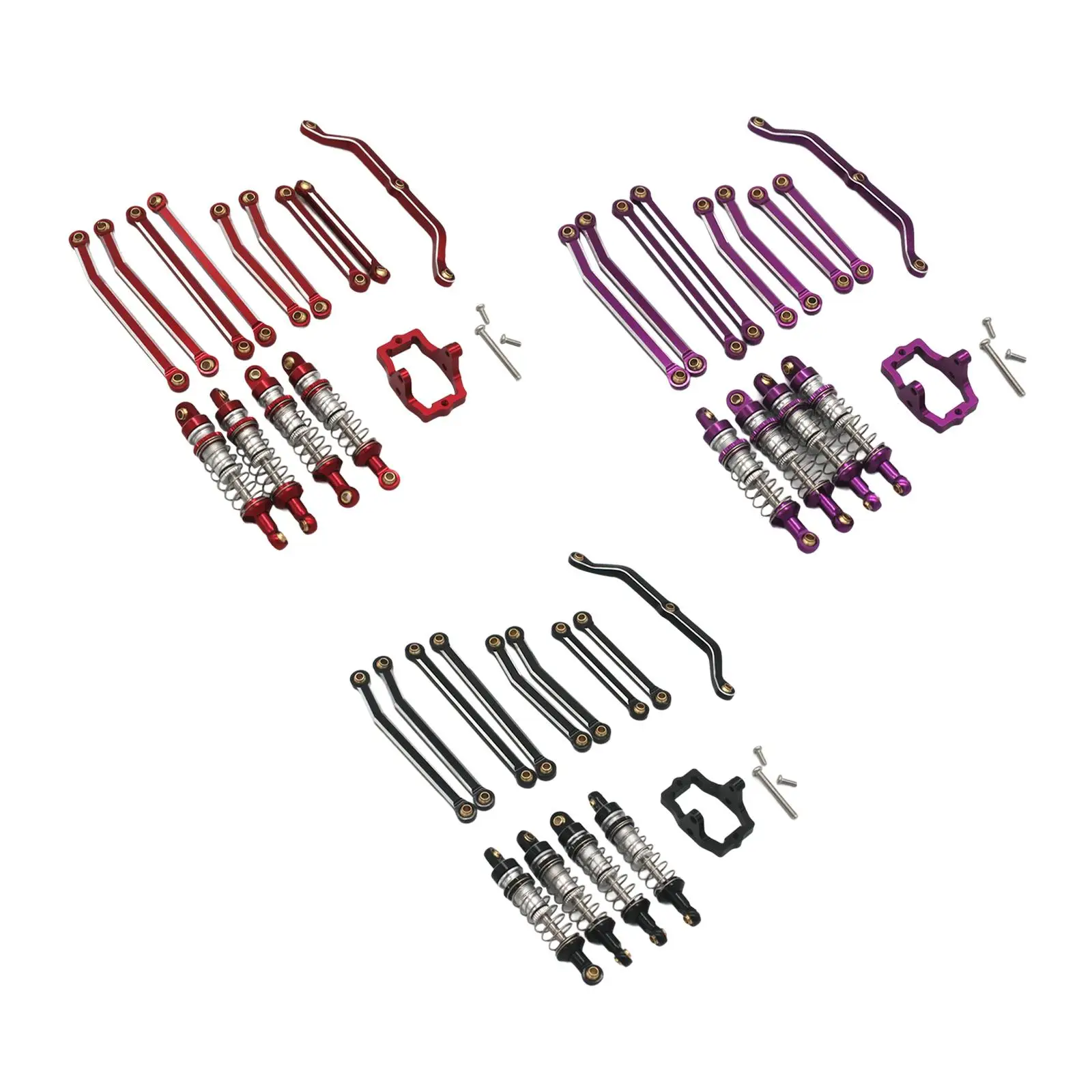 Комплект амортизирующих тяговых стержней с дистанционным управлением