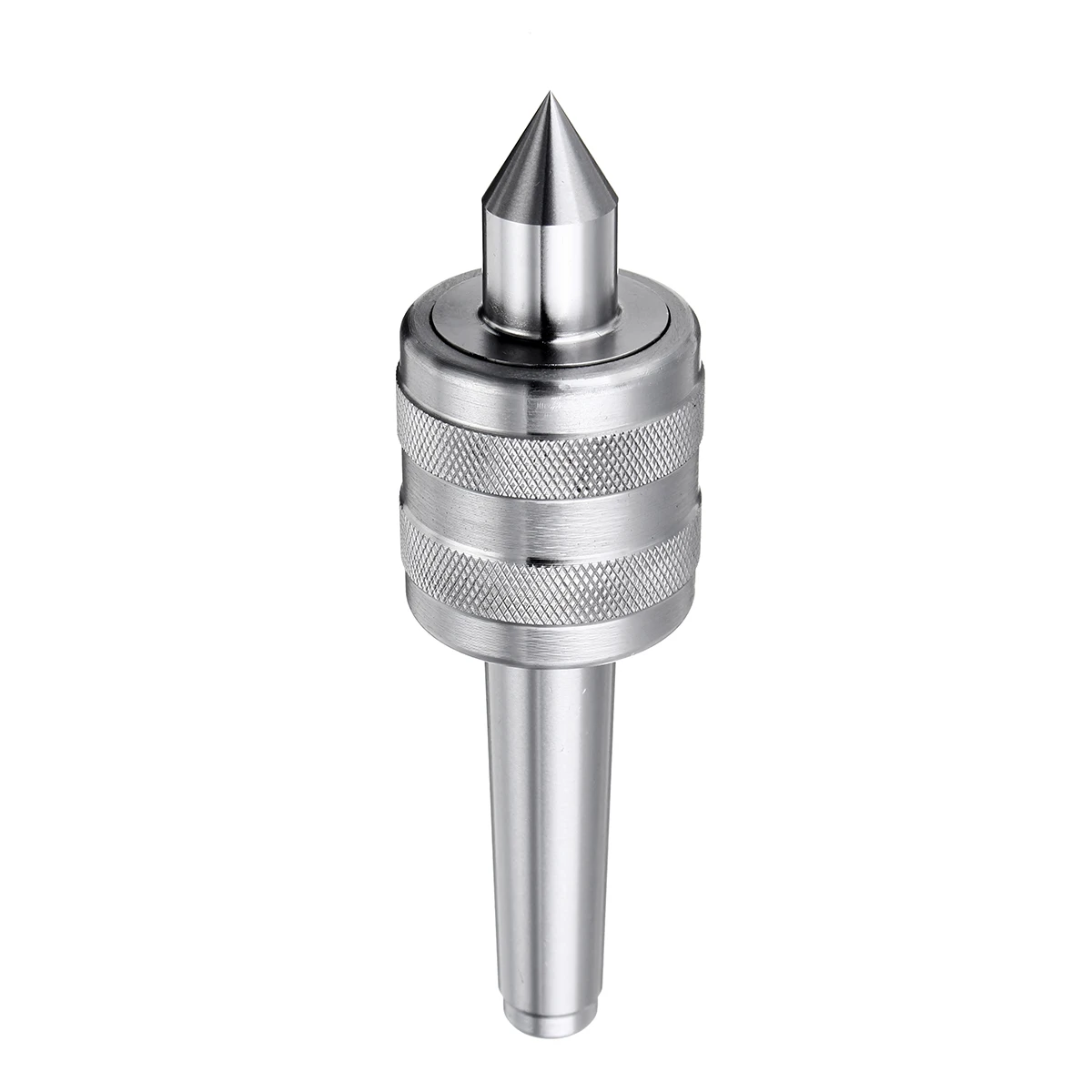 

New Accuracy Steel Silver MT2 0.001 Lathe Live Center Taper Tool Live Revolving Milling Center Taper Machine Accessories