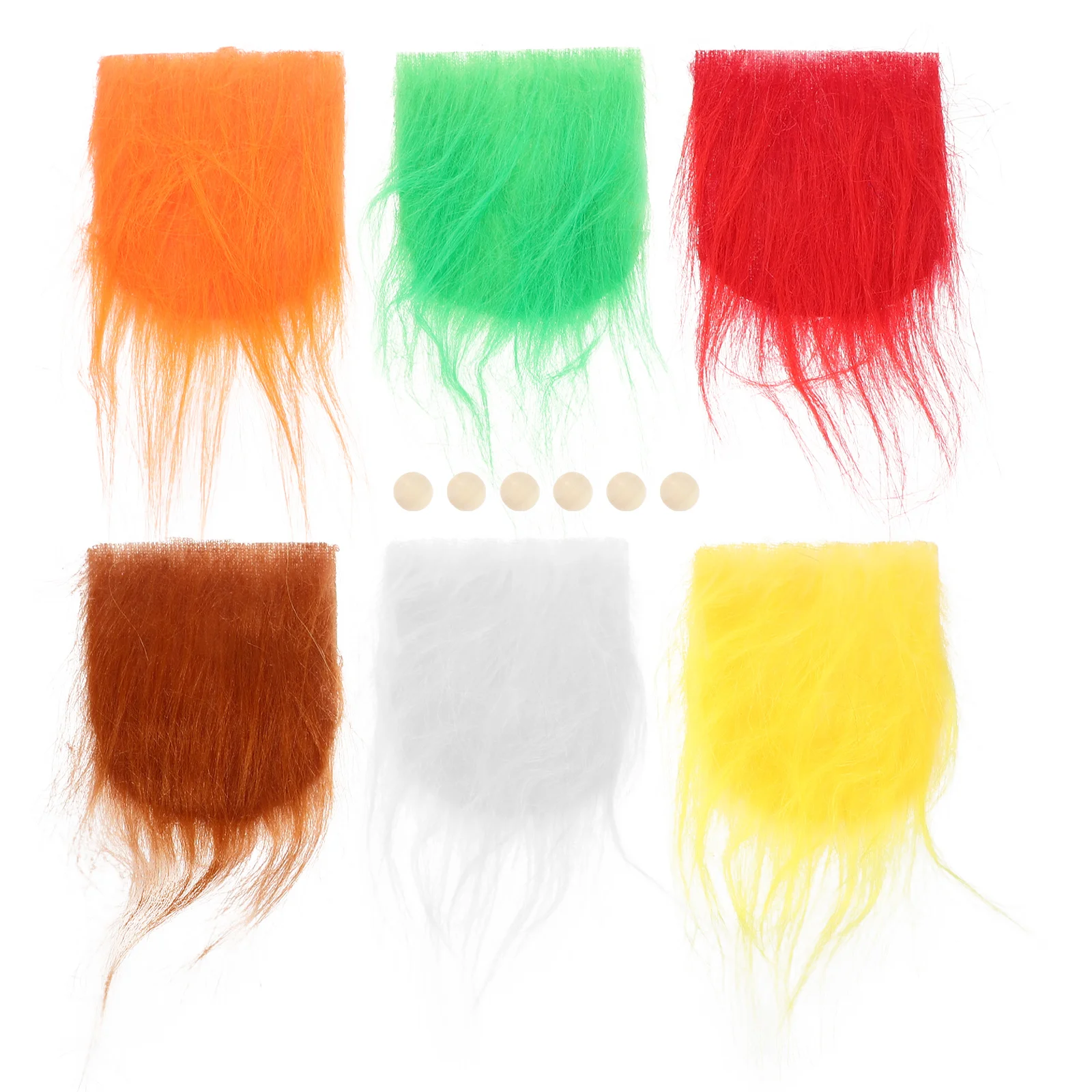 

1 Set of DIY Gnome Beards Decorative Gnomes Making Beards Accessories Gnome Crafts DIY Beards