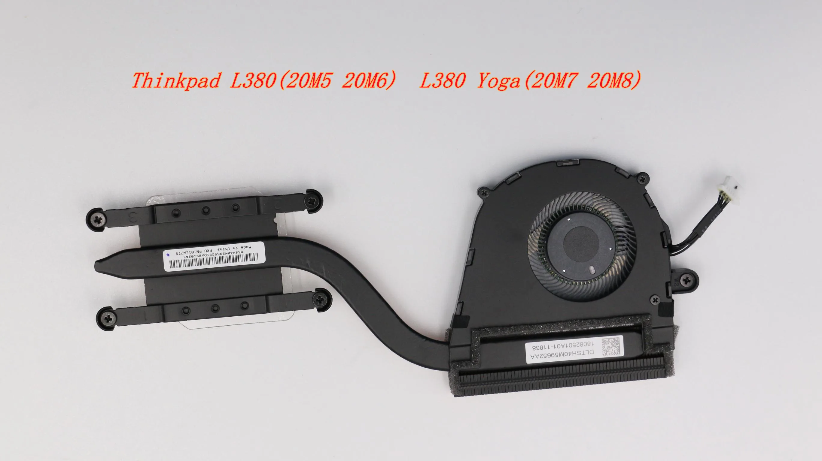 

New/Orig For Lenovo Thinkpad L380 ,L380 Yoga Laptop CPU Cooling Fan Heatsink Assembly Radiator Cooler 01LW775 01LW776