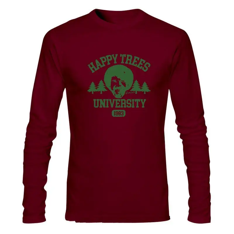 

Man Clothing New Bob Ross Happy Trees University Official Licensed Graphic T Shirt Men Women TEE Shirt Popular