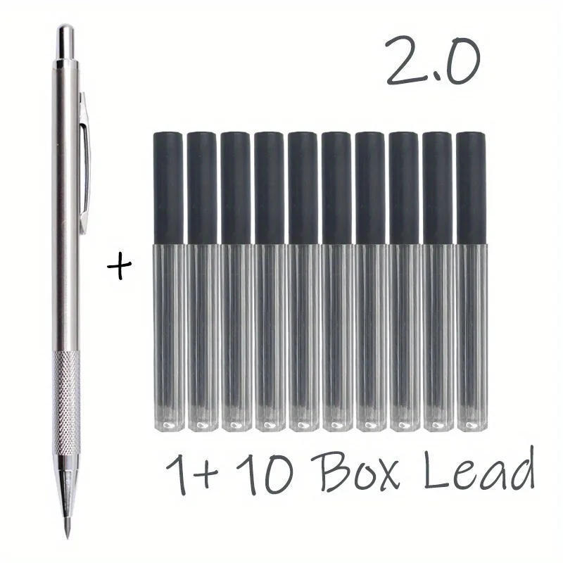 

Механические карандаши из металла набор 0.3-2.0 мм