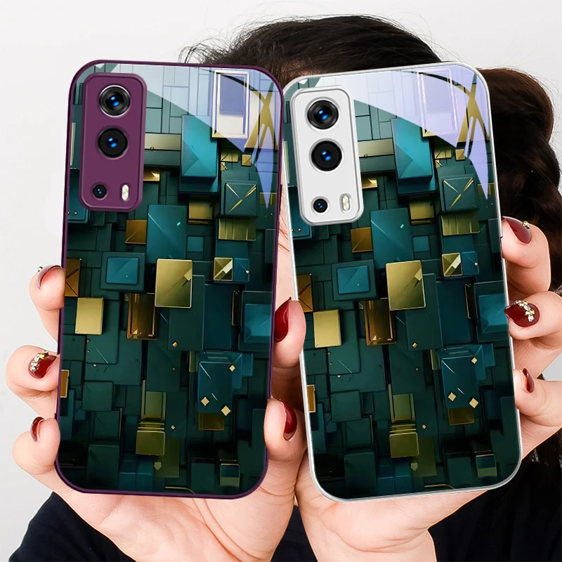 Bronze Space Far Peak For VIVO Y72 X100 Pro Y55 16 V20 29 V30 X60 Y11s Y20 X80 5G Y36 4G V23e Tempered Glass Phone Case