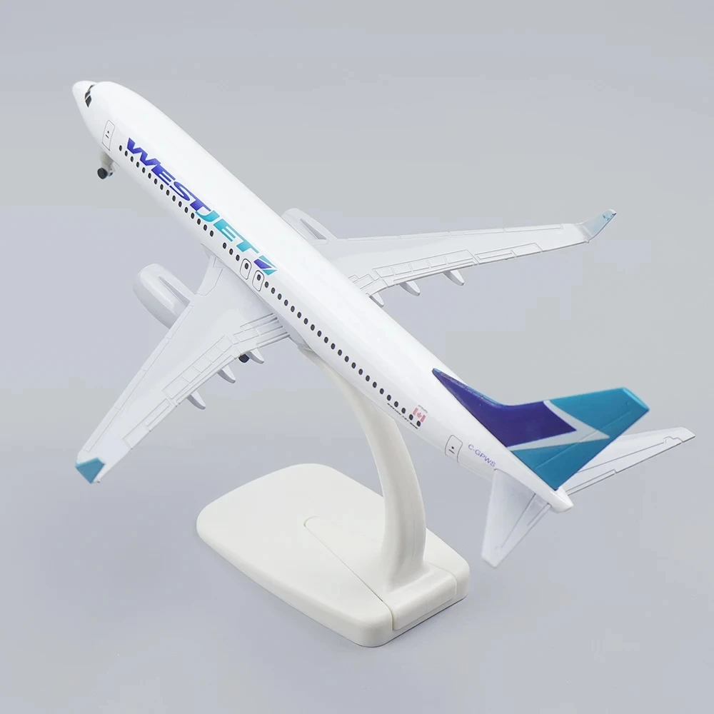 Копия металлического самолета 20 см в масштабе 1:400