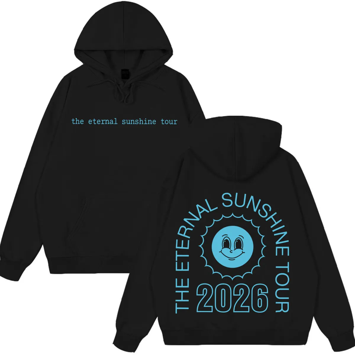 Фото Худи Ariana Grande The Eternal Sunshine Tour 2026: Модный свитшот унисекс с длинными рукавами, свободный крой №1
