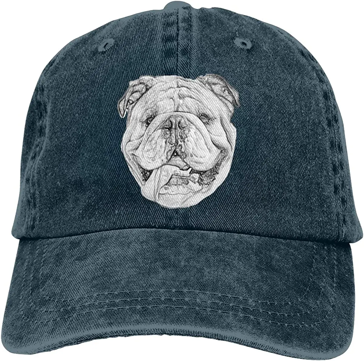 

English Bulldog Adjustable Baseball Cap Dad Hat Trucker Cap