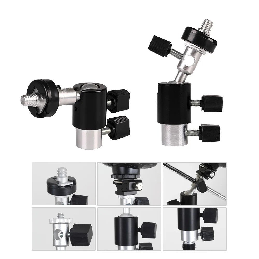 

D-type Flash Seat Metal Off-camera Flash Suitable for Bracket Can Be Connected To Light Stand Tripod Photography Umbrella Guide