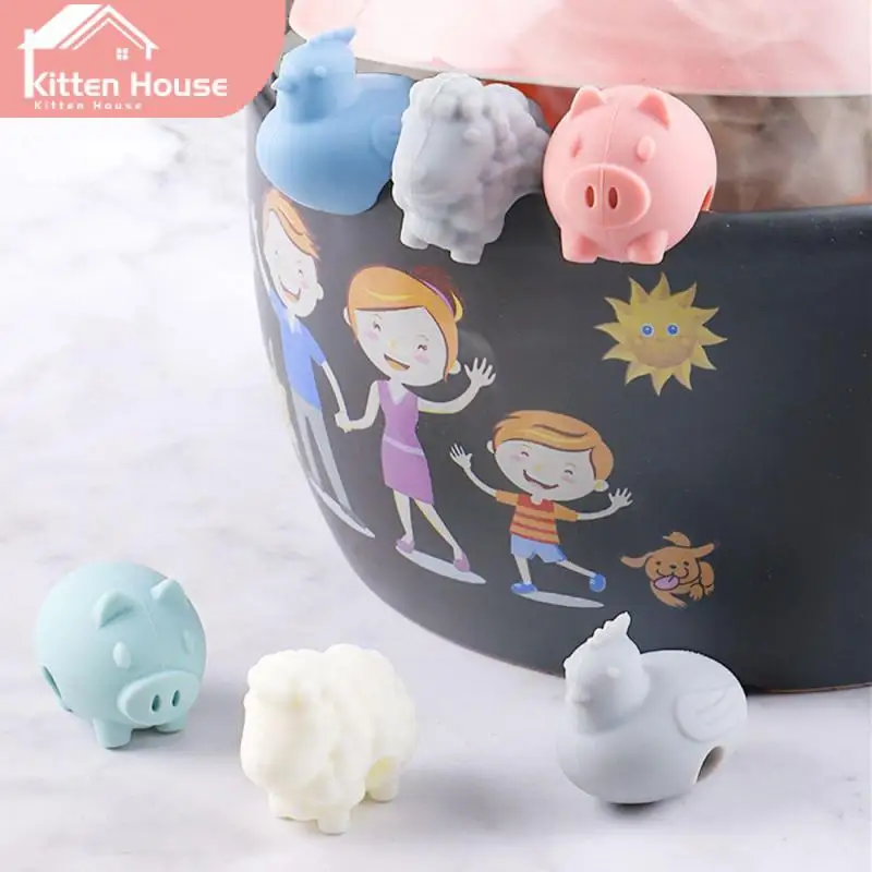 

Приборы для приготовления пищи с защитой от перелива в форме животного