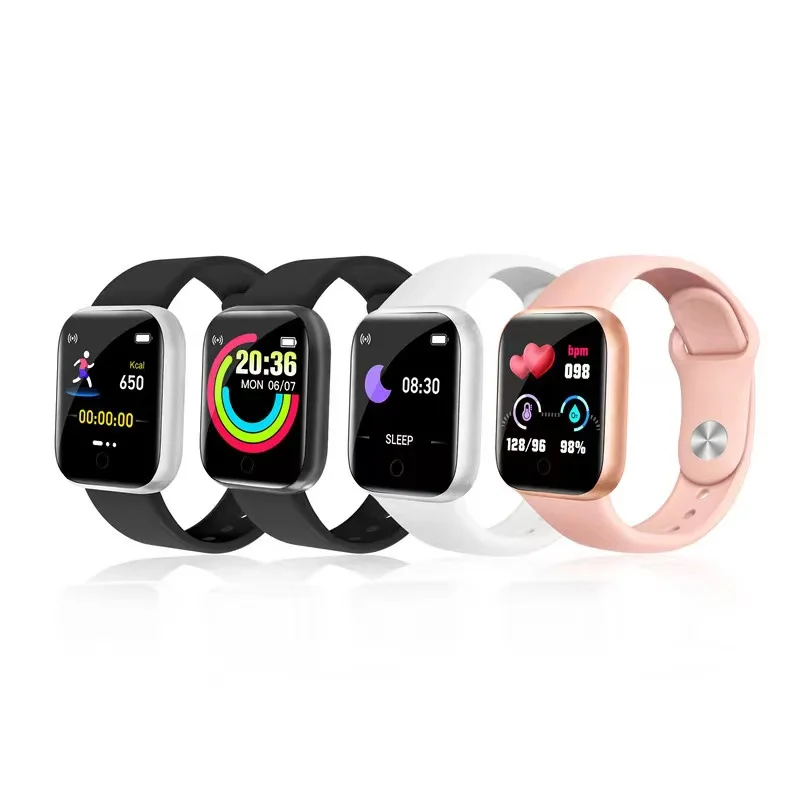 

Smart Watch Men Sport Fitness Tracker Blood Pressure Heart Rate Monitor D20/Y68 Women Bracelet For Android IOS Xiaomi Kids