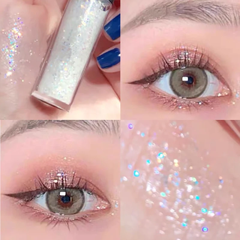 

Liquid Eye Shadow Shining Galaxy Eyeshadow Make-Up For Women Brighten The Lying Silkworm Korean Makeup Glitter Eyeshadow