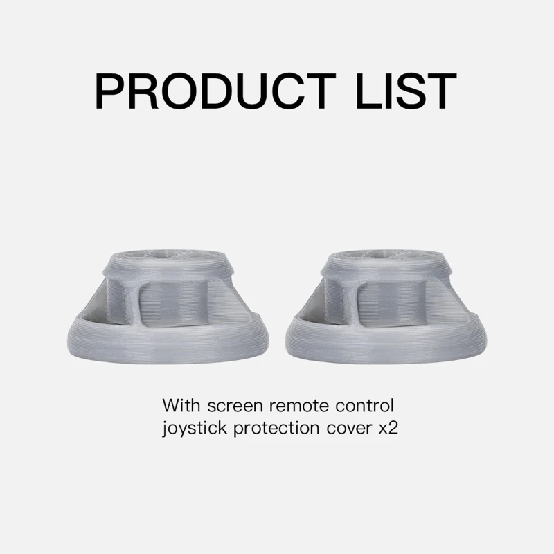 

1 Pair Rocker Protective Cover RC Drone Remote Control with Screen Joystick Protective Case Compatible with Mini 3 Pro