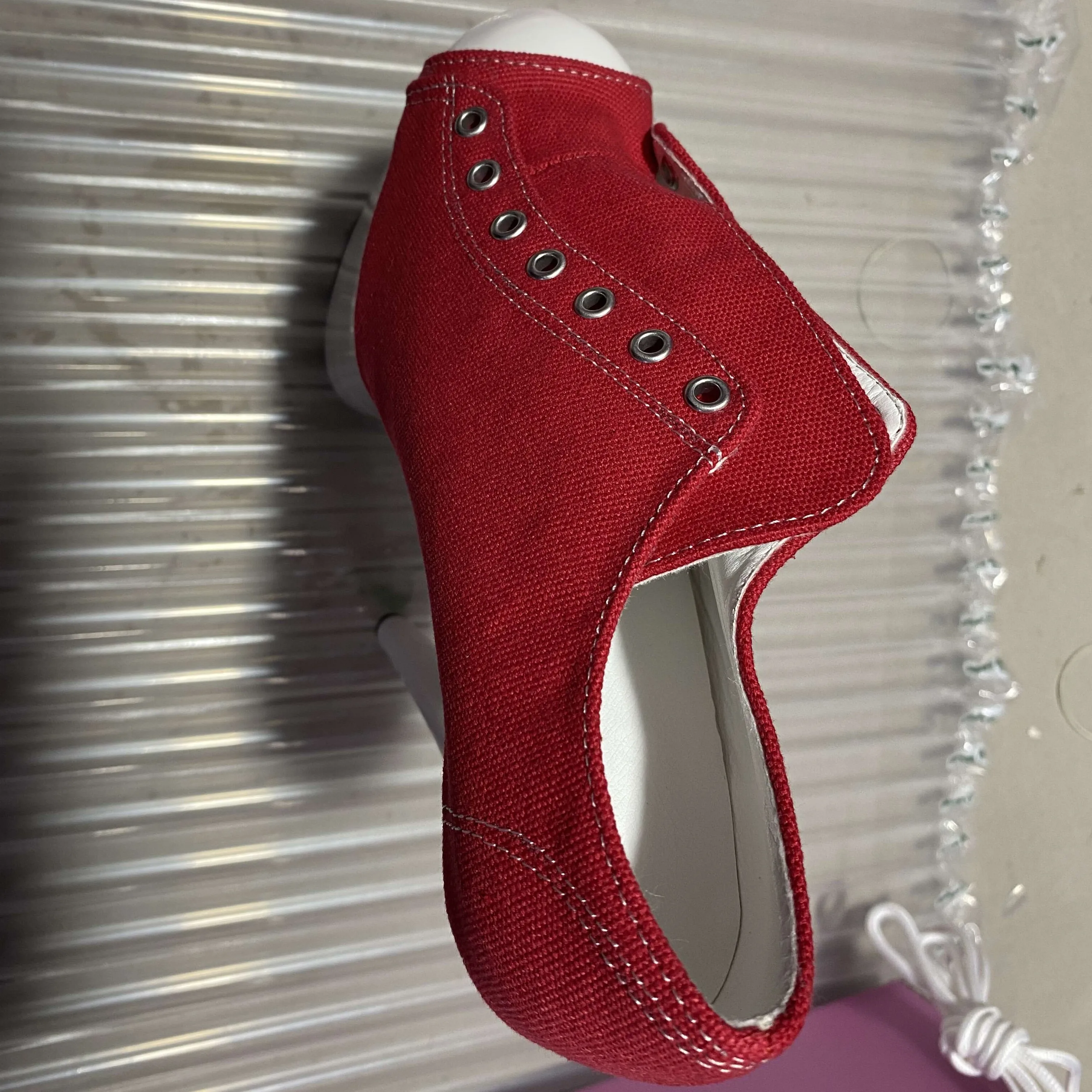 6-8 inches, sexy ankle boots, women's high heels, 17-20cm canvas upper pole dance, banquet show boots