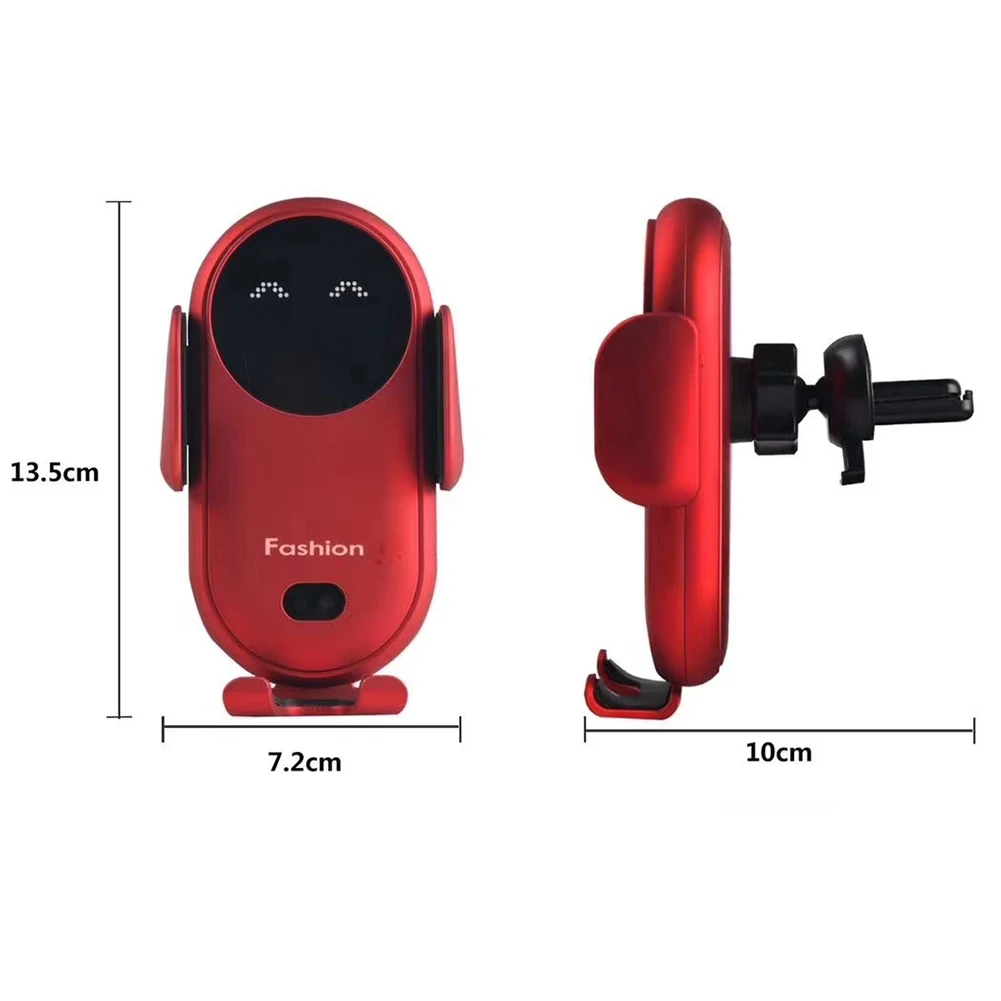 S11 10W QI Wireless Car Charger Intelligent Infrared Sensor Mobile Phone Holder Bracket for Air Vent Mount |