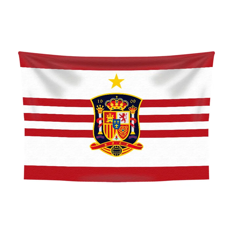 

Spain National Team Tapestry Aesthetic Wall Banner Hanging Room Decor Home Decoration World Football Club Fabric Cloth Backdrop