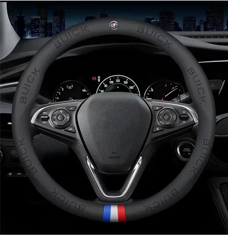 

Car PU leather steering wheel Cover 38cm For Buick Excelle Verano Regal Lacrosse Encore GC GX Allure Hideo Business Envision GL6