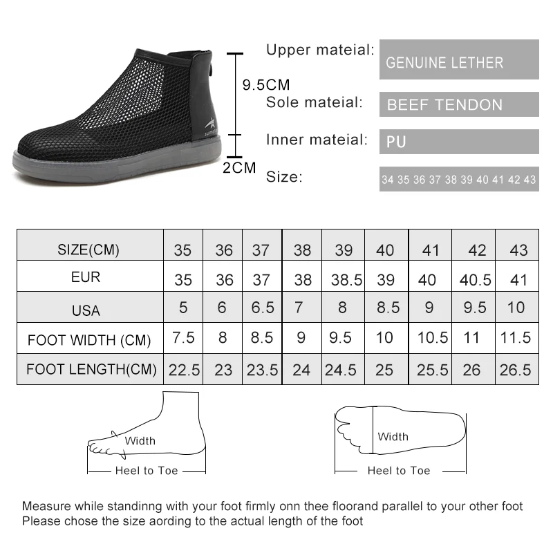 DIMANYU Women's Summer Boots Mesh 2023 New Casual Mesh Women Cool boots Large Size 41 42 43 Anti Slip Breathable Boots Women
