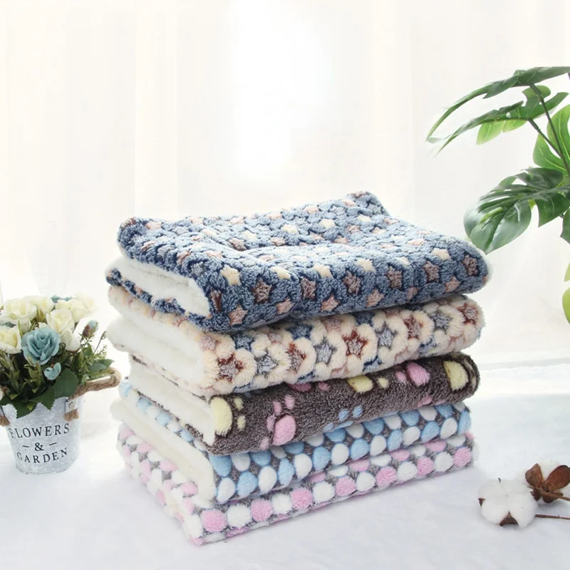 Утолщенная теплая подушка для домашних животных кошек и собак на осень зиму