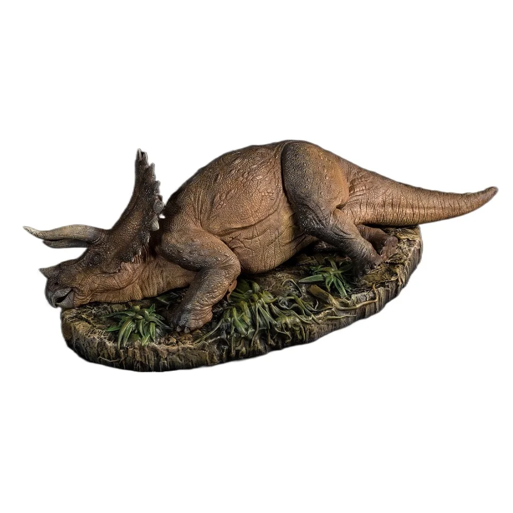 

1:35 Nanmu Sick Triceratops Heavy Lance Dinosaurs With Base Model Prehistoric Animal Toy