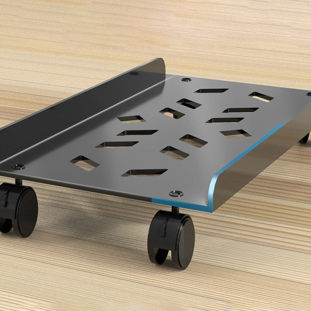 Подставка для ПК компьютерной башни с колесиками на колесиках Стальная башня