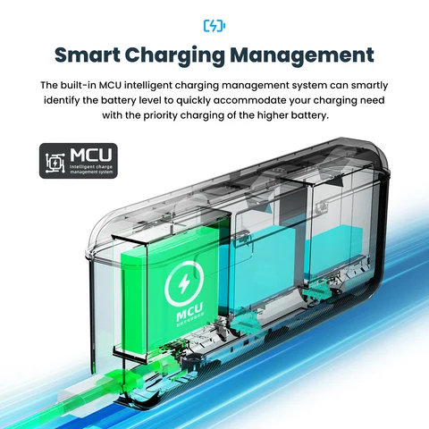 Аккумулятор для GoPro Hero 12 11 10 9, 1850 мАч