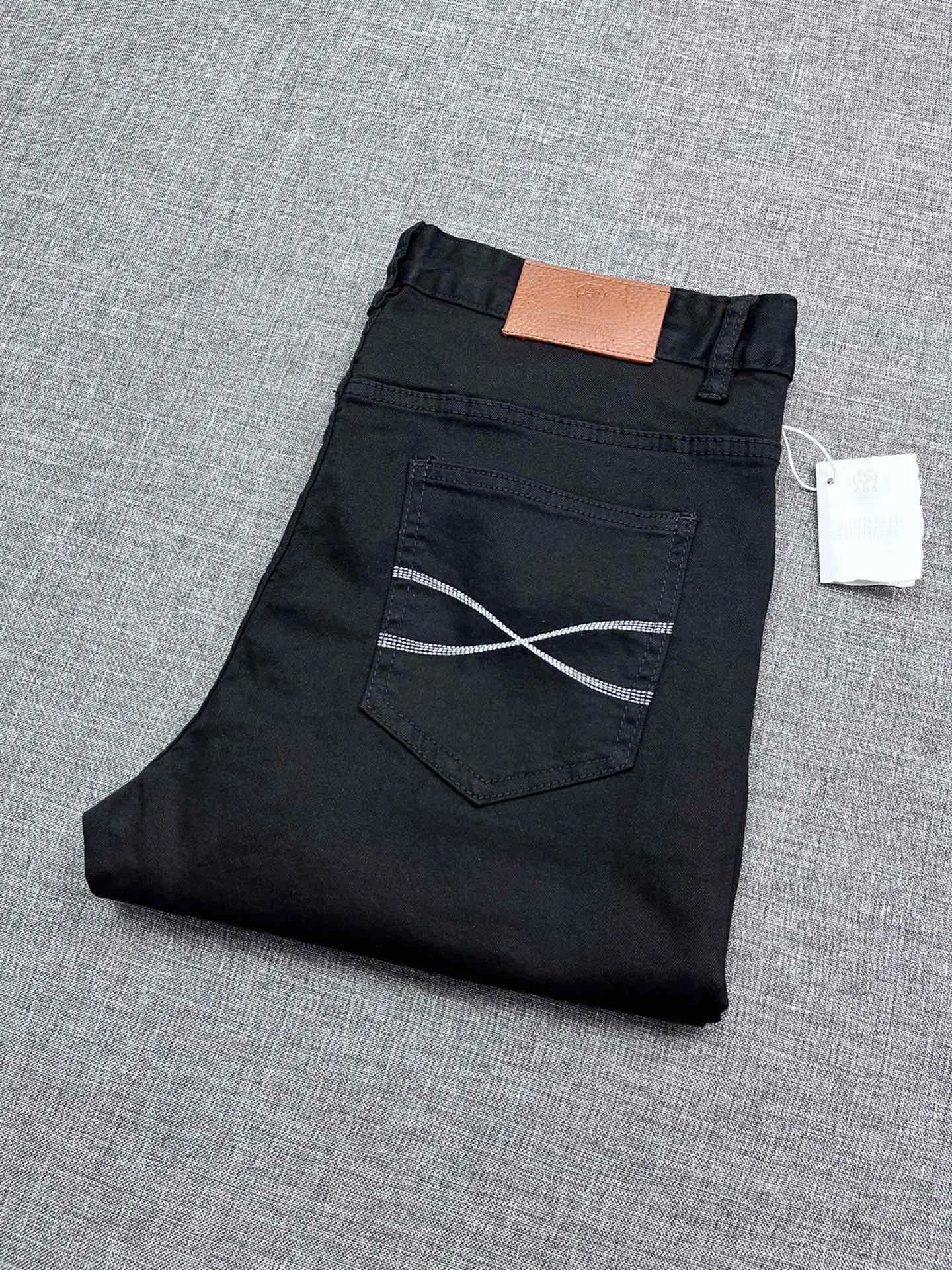 2025 DIKU Мужские бутиковые осенне-зимние новые повседневные джинсы с изысканным