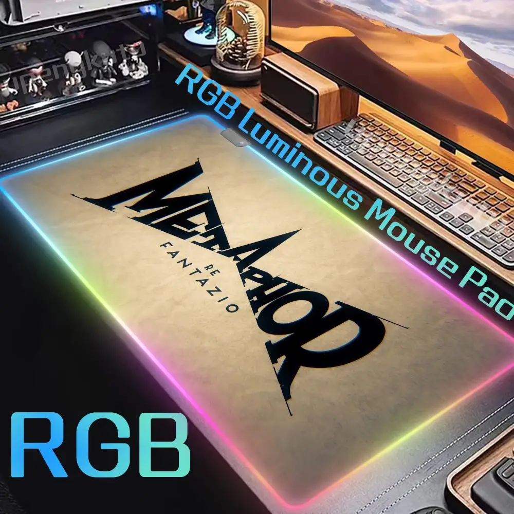 Mouse Pad RGB Gifts for girls Non-Slip Rubber Edge Kawaii Gaming Metaphor_ReFantazio mats locking 900x400 XXL Desk mouse mat