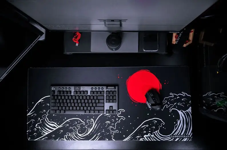 

Kurai Umi: Dark Sea | Deskmat | For Gaming | For PC Setup