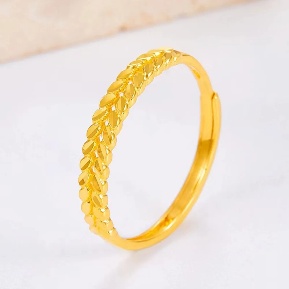 Женское кольцо из желтого золота 999 пробы ширина 2 9 мм 1 94 г