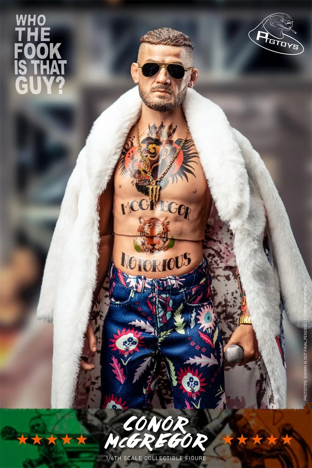 

1/6 PTGTOYS PT-8602 Conor Mcgregor Who the Fook is That Guy Boxing Полный Набор фигурок для сбора
