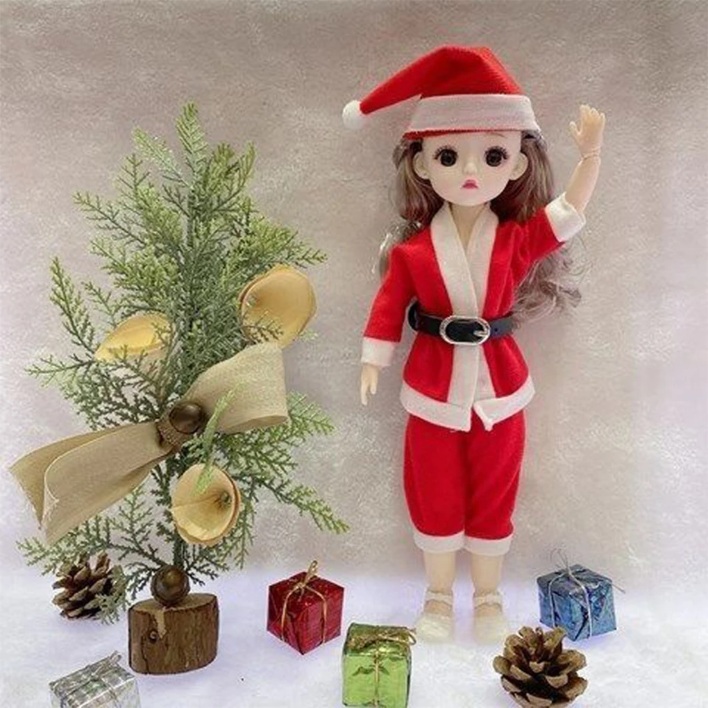 

Dolls Toy Make up Ball Jointed Multi -Joint Christmas Suit Knitting Movable