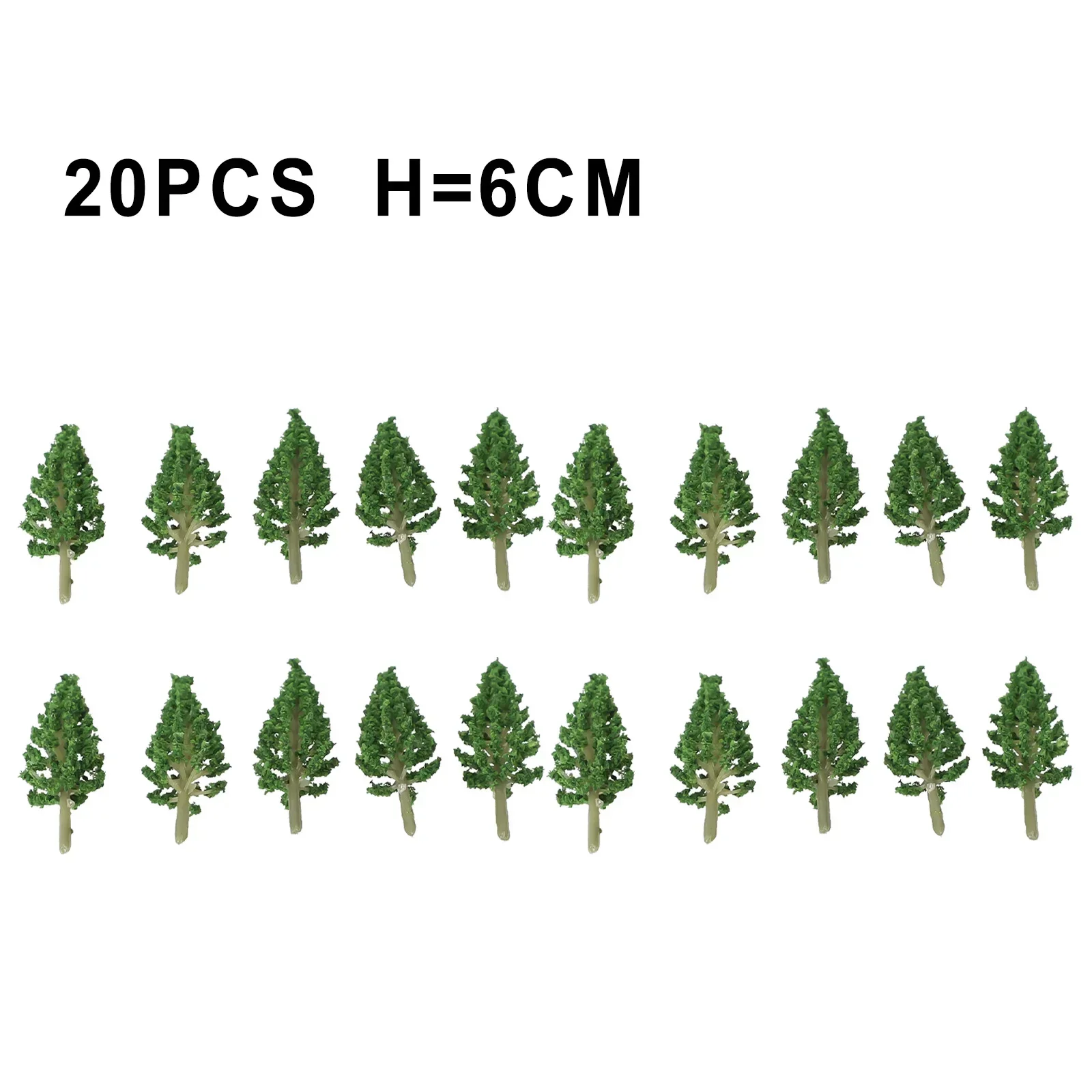 

Искусственные миниатюрные сосновые деревья для модели железной дороги 10 шт.