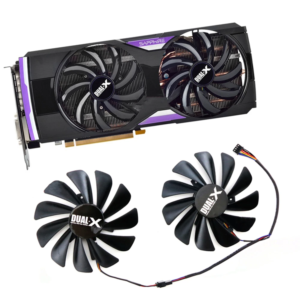 

Кулер для видеокарты Sapphire R9 380 R9 390, 1 пара