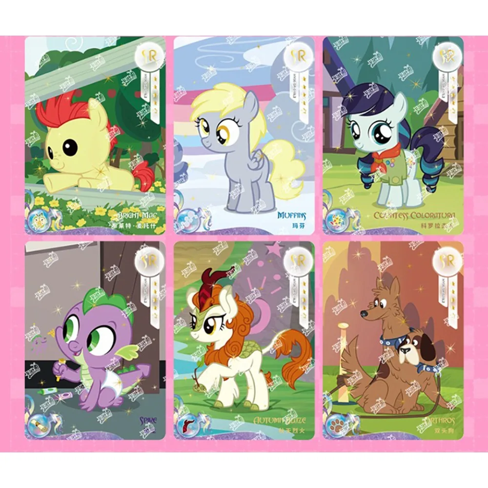 Подлинная карта Kayou My Little Pony для детей Rainbow Dash Twilight Sparkle Apple Jack Limited коллекционная